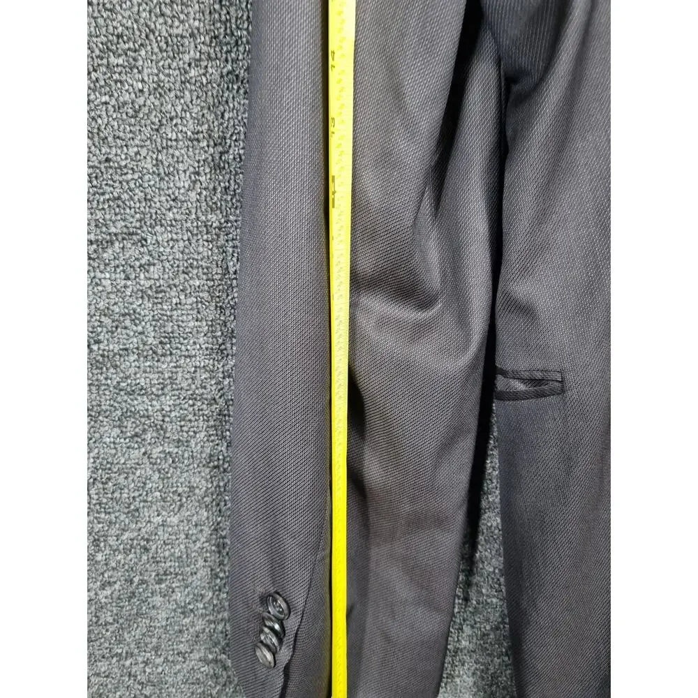 Hugo Boss Classic Sport Coat Jacket Mens Size 42L Wool Italy Korrys Fabric